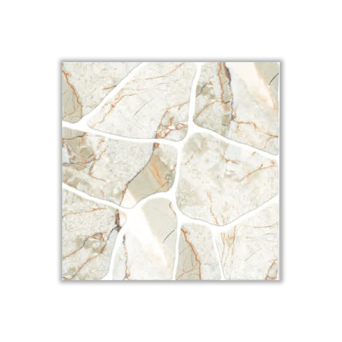 Azarin - 50x50 cm, Redbody, 10, ‌BIIa (3-6%), Glossy