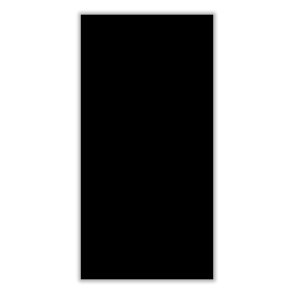 Black - 60x120 cm, Porcelain, 9.5, ‌BIa (0-0.5%), Glossy