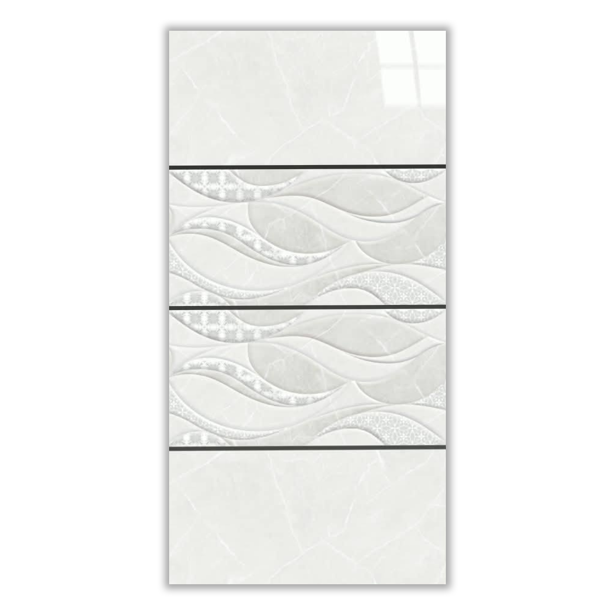 Foji-2 - 30x60 cm, Whitebody, 9.5, ‌BIIa (3-6%), Glossy