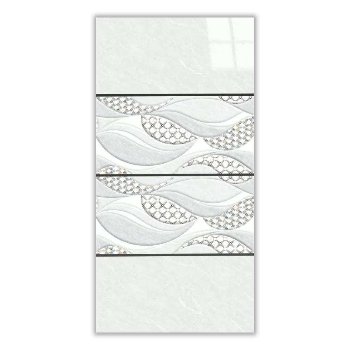Kayo-2 - 30x60 cm, Whitebody, 9.5, ‌BIIa (3-6%), Glossy