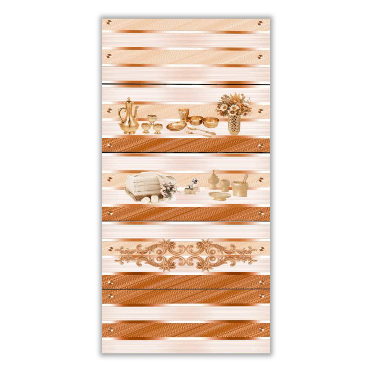 Havar Brown - 30x60 cm, Whitebody, 9.5, ‌BIIa (3-6%), Glossy