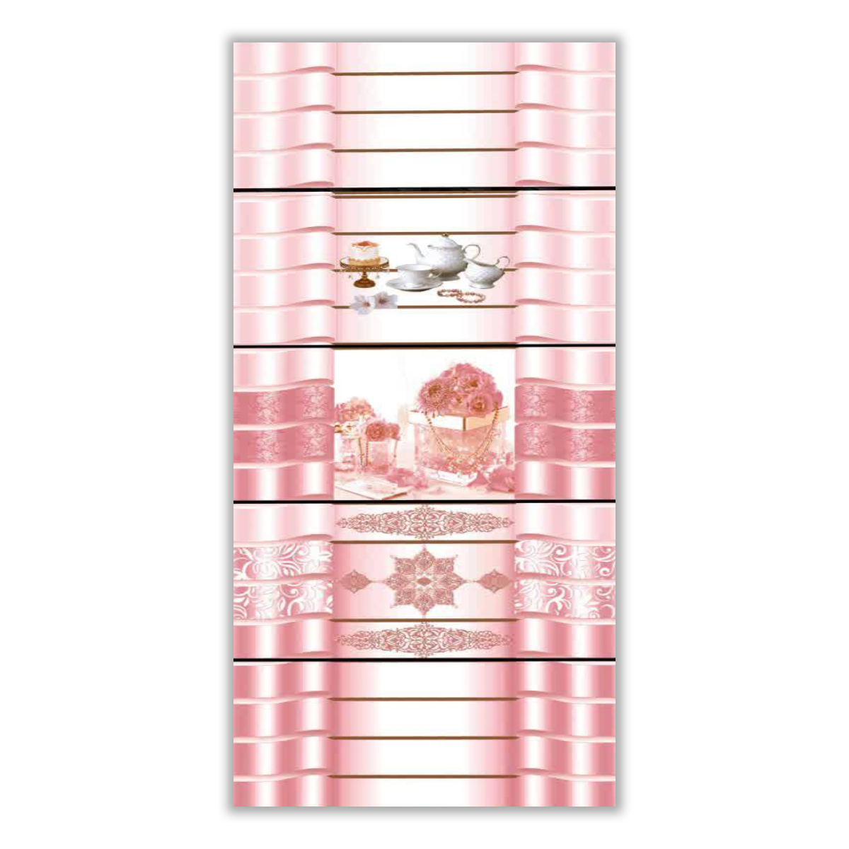 Rado - 30x60 cm, Whitebody, 9.5, ‌BIIa (3-6%), Glossy