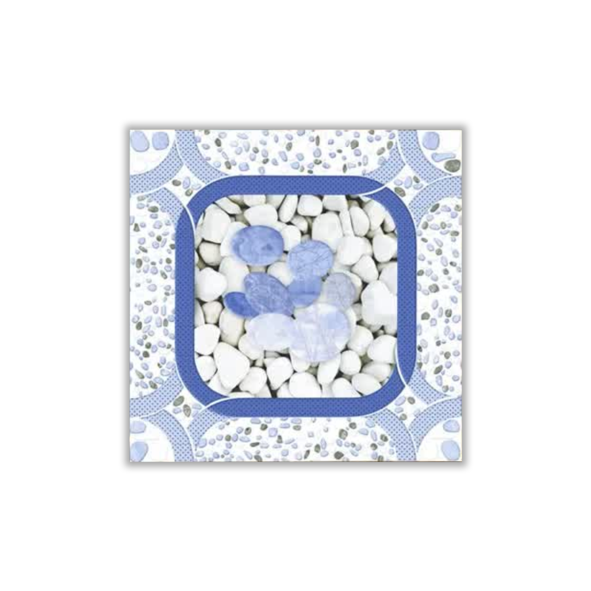 Sang rize Blue - 30x30 cm, Redbody, 8, ‌BIIa (3-6%), Matt