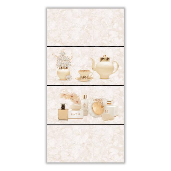 Afroz Cream - 30x60 cm, Whitebody, 9.5