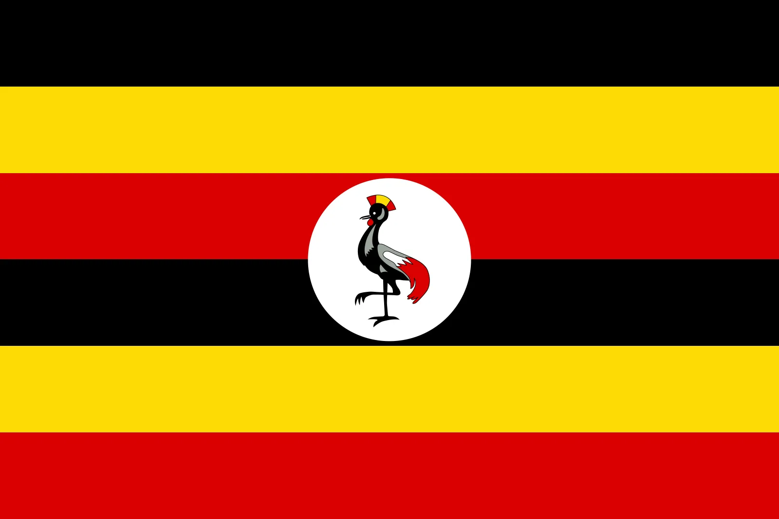 flag uganda