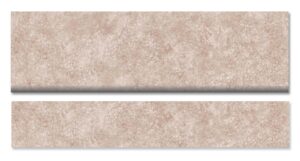 MWN-813 Premium Matte Cream Stair Tread & Riser | Stone-Look Stair Tile