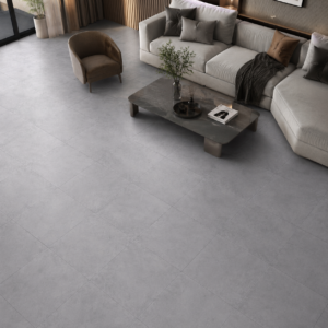 Ultimate FWZ-622 Dark Cement Collection 60×60 Matt Porcelain Floor Tile | Made in Iran